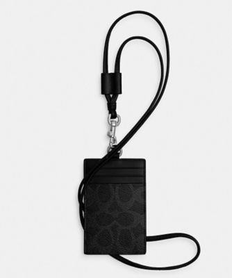 ＜COACH＞ＩＤ　ランヤード・シグネチャー　デニム